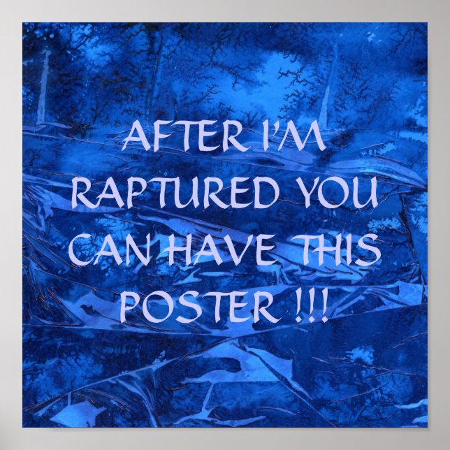 After Rapture Give Away Poster (Front)