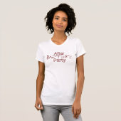 AFTER RAPTURE PARTY (vintage female) T-Shirt (Front Full)