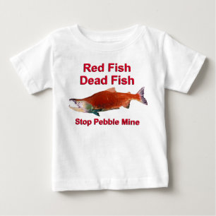After Salmon - Stop Pebble Mine Baby T-Shirt