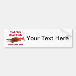 After Salmon - Stop Pebble Mine Bumper Sticker