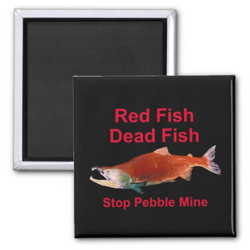 After Salmon _ Stop Pebble Mine Magnet