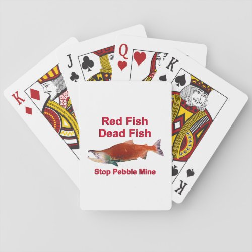 After Salmon _ Stop Pebble Mine Playing Cards