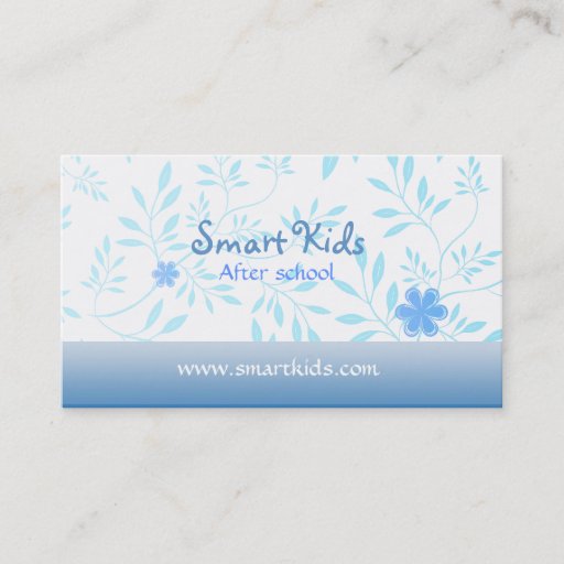 Customizable After School Business Cards