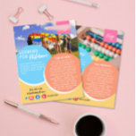 after school childcare babysitter daycare kinder flyer<br><div class="desc">Editable Childcare Flyer – Modern Pastel Design Custom Childcare Business Flyer – Pastel Style Modern Daycare & Babysitting Flyer Template Promote your childcare services with this modern pastel flyer, designed for childcare providers, babysitters, nurseries, daycares, preschools, and after-school clubs. Featuring a bright, friendly layout with soft pastel colours, this flyer...</div>