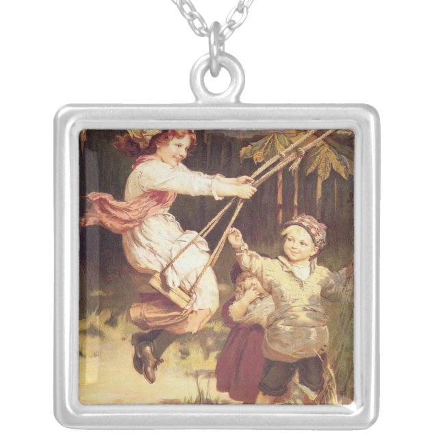 After School Silver Plated Necklace (Front)