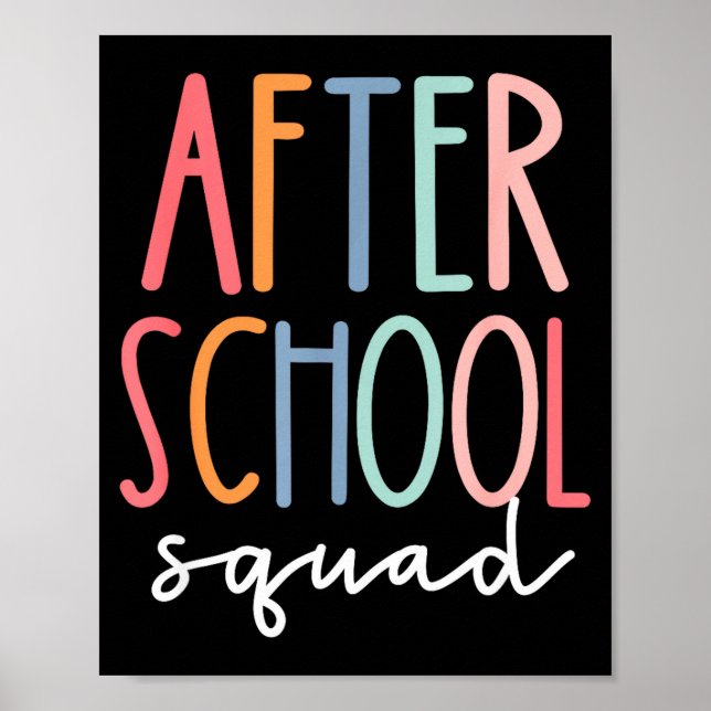 After school squad cute after school program poster (Front)