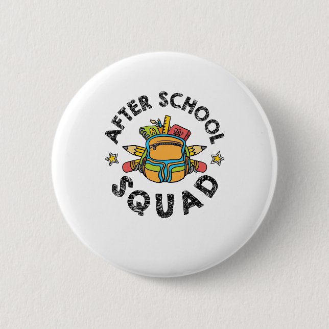 After School Squad Enrichment Director Staff Button (Front)