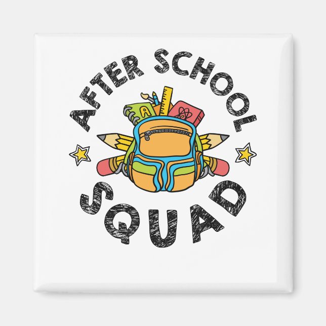 After School Squad Enrichment Director Staff Magnet (Front)
