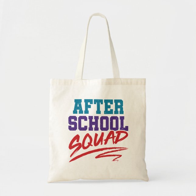 After School Squad Program Staff Tote Bag (Front)