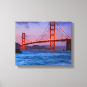 After sunset out at Baker Beach Canvas Print