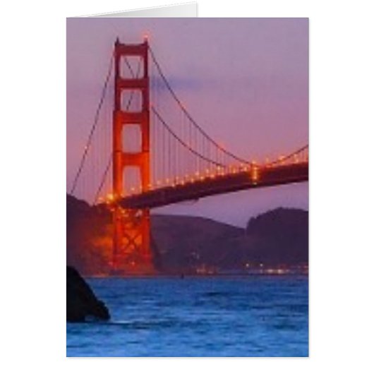 After sunset out at Baker Beach Cards (Front)