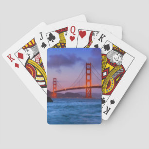 After sunset out at Baker Beach Poker Cards