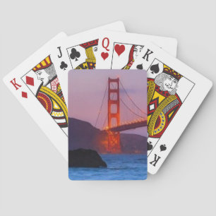 After sunset out at Baker Beach Poker Cards
