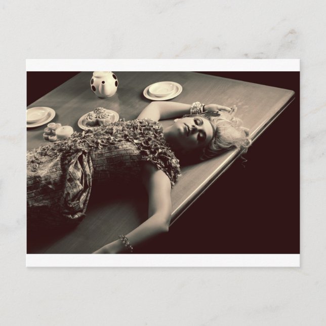 After tea party postcard (Front)