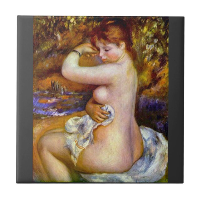 After the bath by Pierre Renoir Ceramic Tile (Front)