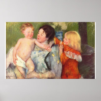 After the bath oil on canvas painting poster