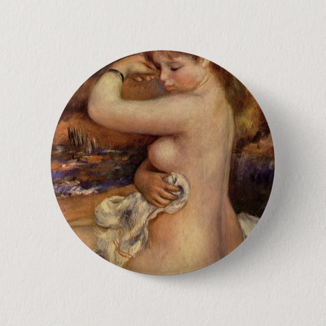 'After the Bath' Pinback Button (Front)