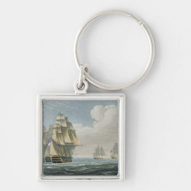After the Battle of Trafalgar, October 21st, 1805, Keychain (Front)