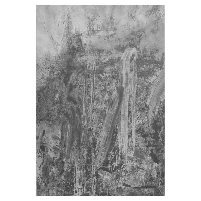 After The Fire Monochrome Abstract Photography Gallery Wrap (Front)