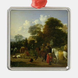 After the Hunt, c.1644 Metal Ornament