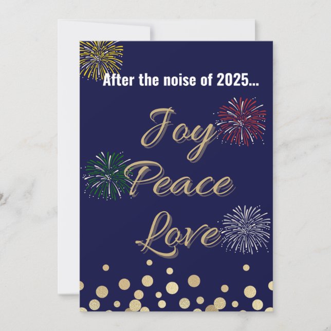 After the Noise of 2025 Photo Christmas |  Holiday Card (Front)