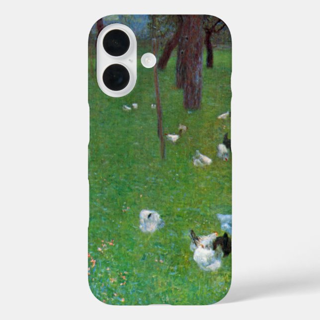 After the Rain, Garden Chickens by Gustav Klimt Case-Mate iPhone Case (Back)
