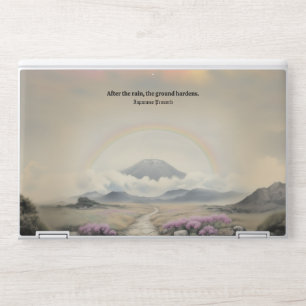 After the Rain (Japanese Watercolor Landscape Art) HP Laptop Skin