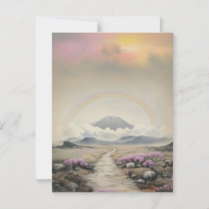 After the Rain (Japanese Watercolor Landscape Art) Postcard