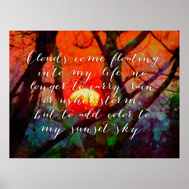 After the Rain Quotes Poster Inspirational (Front)