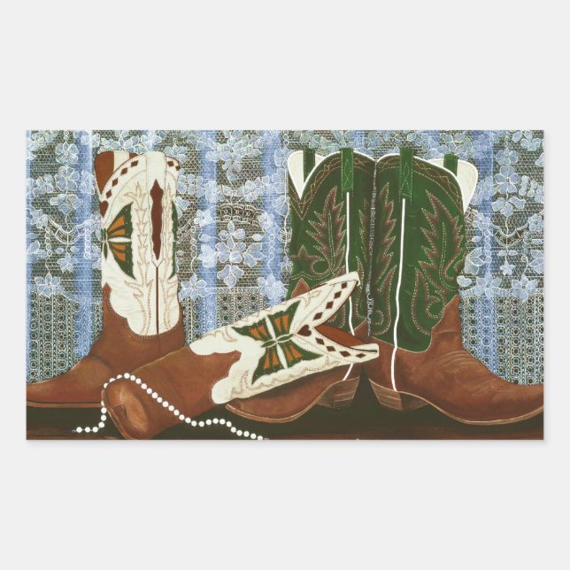After the Rodeo Dance ~ Rectangular Sticker (Front)