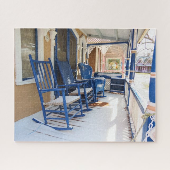 After the Snow Fell - Martha's Vineyard Jigsaw Puzzle (Horizontal)