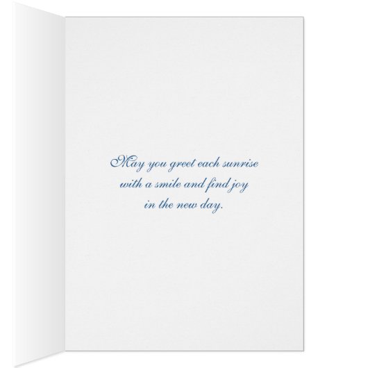 After The Sunrise Card (Inside (Right))