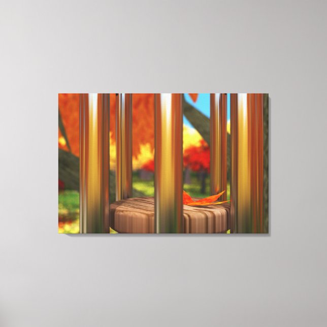 After the Wind Wrapped Canvas Print (Front)
