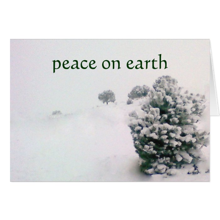 After the Winter Blizzard    Minimalist Style Greeting Cards