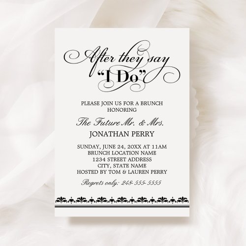 Day After Wedding Brunch Invitation | Wedding Vows