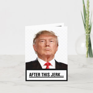 After this Jerk... Letterpress Thank You Card