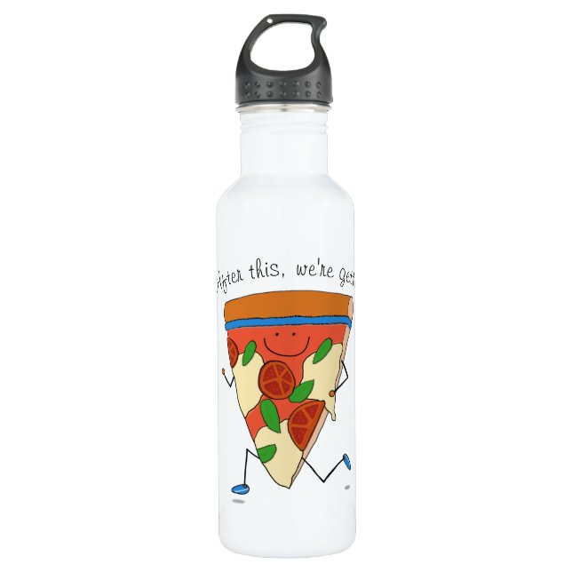 After this, we're getting pizza! For runners Water Bottle (Front)