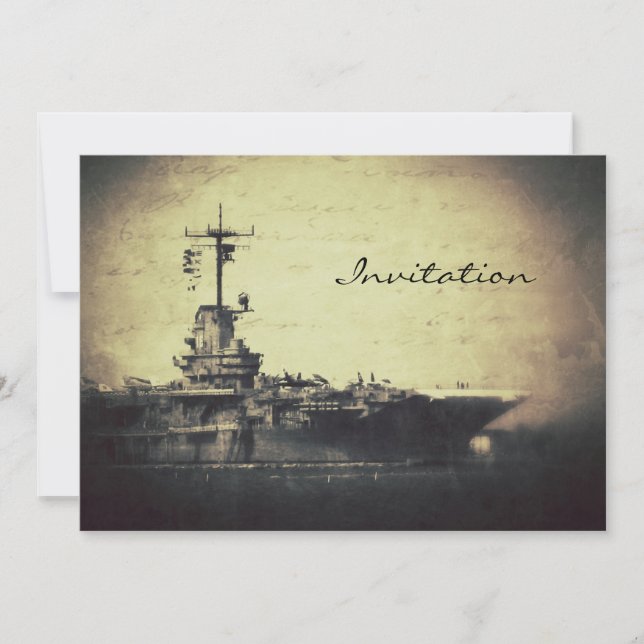 After War Invitation (Front)