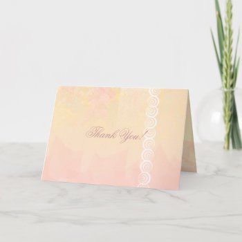 After Wedding Thank You Card by profilesincolor at Zazzle