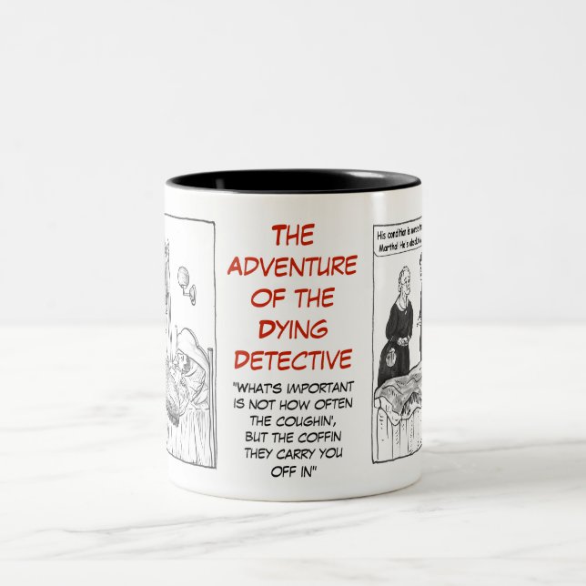 AFTER-WORDS Series DYIN Two-Tone Coffee Mug (Center)