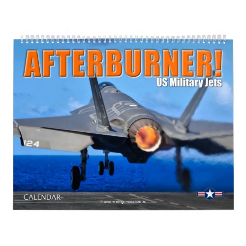 AFTERBURNER  US Military Jets Calendar