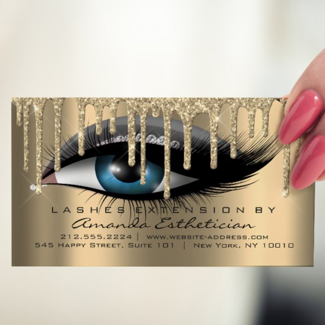Aftercare Instructions Eyelash Extension VIP Business Card (Creator Uploaded)