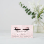 Aftercare Instructions Lashes Extension Pastel Business Card (Standing Front)