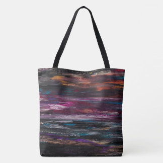 Afterglow Abstract Tote
