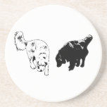 Afterglow Table Hush — Retriever Duo Coaster