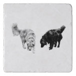 Afterglow Table Hush — Retriever Duo Trivet