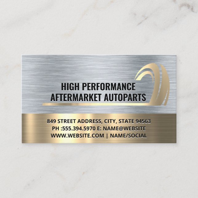 Aftermarkets Car Performance Business Card (Front)