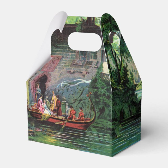 Afternoon at Lake Como Favor Box (Front Side)