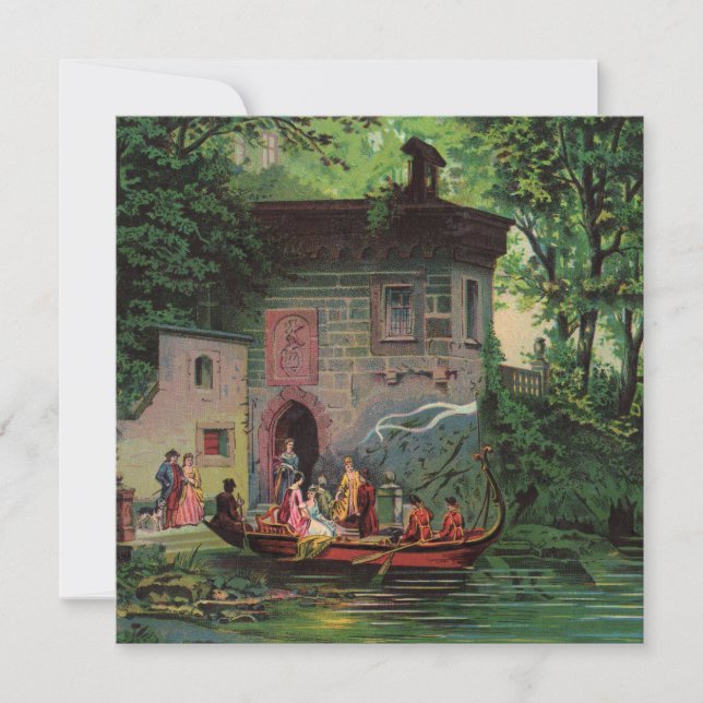 Afternoon at Lake Como Invitation (Front)