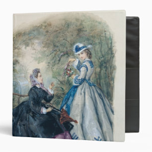 Afternoon Dress for Women, 1863 3 Ring Binder